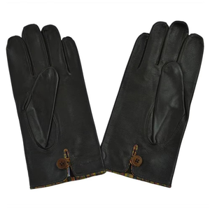 Geo Brothers Sports Custom Cowhide Leather Wrist-Length Touchscreen Cashmere Lining Palm Protection Driving <b>Gloves</b> Custom Logo - Product Image 1