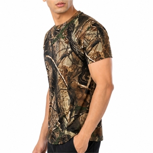 เสื้อยืดลายพรางสำหรับผู้ชาย เนื้อผ้าระบายอากาศ ทรงกระชับ คุณภาพพรีเมียม นุ่มสบาย ดีไซน์สวย - Product Image 3