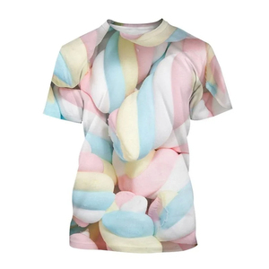 T-shirts sublimés pour hommes, design intégral, usage quotidien, texture lisse, vêtements légers. - Product Image 2