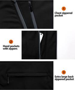 เสื้อกั๊กไหมพรมผู้หญิงแบบใหม่ ทรงโอเวอร์ไซส์ บุผ้าไนลอนกันน้ำ ระบายอากาศได้ดี เป็นมิตรต่อสิ่งแวดล้อม - Product Image 5