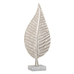 Escultura de Arte Abstracto Moderno con Diseño de Hoja Chapada en Oro, Figura Simple, Decoración Creativa para el Hogar, Artesanía Metálica, Adorno - Product Image 4