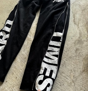 Pantalon de jogging décontracté en coton pour homme, taille élastique avec cordon de serrage, tricoté, séchage rapide, respirant, anti-boulochage, style streetwear - Product Image 3