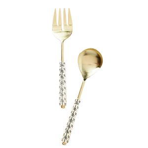 Couteau de table de luxe en acier inoxydable doré, pièce unique, couverts de style occidental pour hôtels, restaurants et mariages - Product Image 2