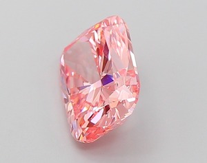 Diamant rose vif fantaisie modifié taille coussin de 2,37 carats, cultivé en laboratoire IGI, clarté VVS2, taille excellente, pierre précieuse de luxe pour bijoux - Product Image 2