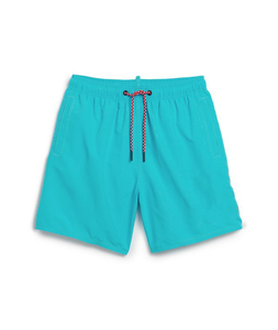 Shorts de bain pour hommes imprimés par sublimation motif camouflage corail, taille mi-haute élastique, séchage rapide, style décontracté, 100 % écologique - Product Image 1