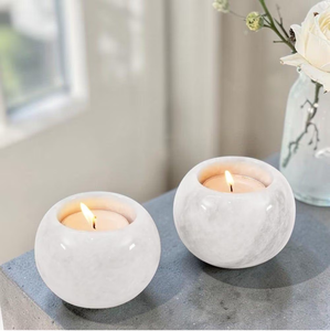 Smallest Square Shape Decorative <b>Marble</b> & Resin <b>Candle</b> <b>Holder</b> Perfect For Dinnerware Organizer Table Decoration use - Product Image 5