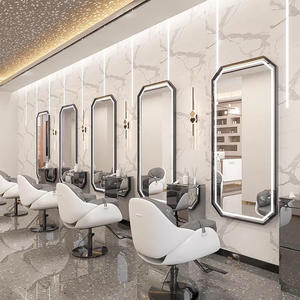 Miroir LED arqué de luxe pleine longueur avec cadre doré, fixation murale, interrupteur tactile, design moderne - Daystar Trade DST-AT-215 pour salle de bain - Product Image 4