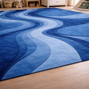 Modern Abstract Rug Wool Rug Modern Luxury Hand Tufted Area Rug Designer Rug Luxury Home Rug for Living Room Bed Room Home Decor - Product Image 4