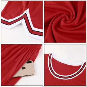 Venta al por Mayor de Camisetas de Baloncesto Americanas Baratas, Bordadas, Unisex, de Manga Corta, 100% Poliéster, Transpirables y de Secado Rápido - Product Image 5