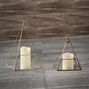 Lanterne suspendue en métal, porte-bougie décoratif pour patio, jardin, mariage, fête, restaurant, hôtel, utilisation en extérieur - Product Image 1