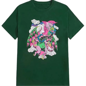 <b>Mens</b> T-Shirt Custom Logo Printing 100% Cotton Knitted Oversized Fit Streetwear Eco-Friendly Breathable Wholesale Market Bulk - Product Image 1