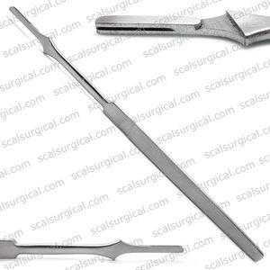 Cuchilla Quirúrgica Dental de Alta Calidad, Mango de Acero Inoxidable 7, Instrumento Quirúrgico Reutilizable, Mango para Cirugía Médica - Product Image 5