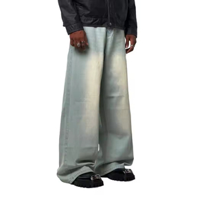 Nouvelle Arrivée - Pantalons en Jean pour Hommes avec Logo Personnalisé, Taille Moyenne, Vente Directe Usine, OEM Sapparels, Pantalons en Jean Personnalisés pour Hommes - Product Image 2