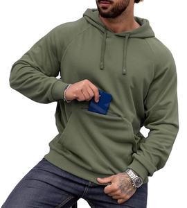 เสื้อฮู้ดผ้าฝ้ายผสมขนนุ่มสำหรับผู้ชายเสื้อฮู้ดเทอร์รี่วินเทจแบบสั่งทำ400ชั้นสูงน้ำหนักมาก - Product Image 5