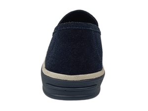 Mocasines Dlords Navy de Cuero Vacuno, Punta Redonda, Sin Cordones, Ligeros, con Suela de Goma Acolchada, Entresuela de EVA, Forro de Cuero Genuino, para Todas las Temporadas - Product Image 5