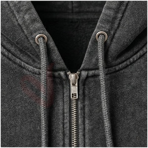 Ensemble de survêtement unisexe gris à manches longues, à capuche, avec fermeture éclair sur le devant, couleur unie, respirant, coupe décontractée, pour l'automne - Product Image 4