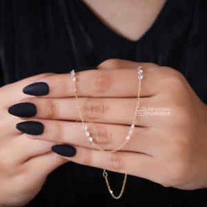 Pendentif Exquis en Or Jaune 14K avec Diamant de Laboratoire Rond Taille Brillant pour Femme, Bijou Synthétique de Luxe Couleur EF, Charme 1.11g - Product Image 3