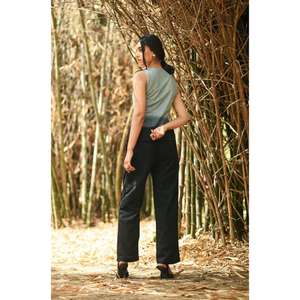 Mono sin mangas para mujer con estampado tie-dye, botones frontales, pantalones ajustados, estilo casual moderno para resort - Product Image 4