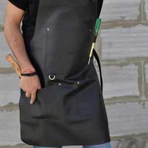 Delantal Industrial de Cuero para Hombre, Impermeable, para Barbacoa, Taller y Manualidades, Suministro al por Mayor, Colores Personalizados, Pedidos al por Mayor - Product Image 2