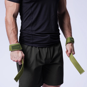 Sangles de musculation vert olive, service OEM, très demandées, pour la musculation et le fitness, prix de gros OEM - Product Image 4