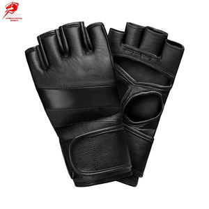 Guantes de entrenamiento MMA con impresión personalizada para gimnasio, con acolchado a prueba de golpes, para atletas profesionales. - Product Image 1