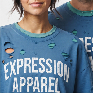 T-shirt imprimé effet vieilli double couche personnalisé, T-shirts premium double couche effet vieilli, T-shirt unisexe surdimensionné double couche délavé - Product Image 2