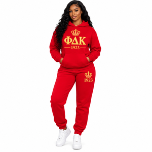Conjunto Deportivo para Mujer PDK, Sudadera y Pantalones Deportivos a Juego, Cómodo Conjunto Casual de Dos Piezas para Viajar - Product Image 1