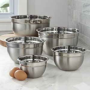 Nuevos Tazones para Mezclar MIINOX de Acero Inoxidable Pulido de Excelente Calidad al Mejor Precio, con Tapas de Plástico, Aptos para Lavavajillas, Ecológicos y Ligeros - Product Image 2