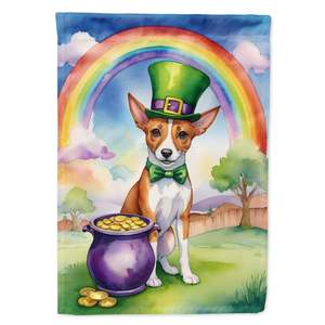St Patrick's <b>Day</b> Basenji <b>Garden</b> Flag Multicolor Mailbox Decorative Yard Banner for Patio Artwork Flower <b>Beds</b> Size for Yard - Product Image 1