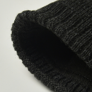 Bonnet tricoté unisexe à blocs de couleur en acrylique, chaud et rayé pour l'hiver, pour adultes, décontracté et d'extérieur - Product Image 6