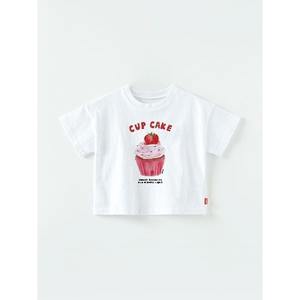 Camiseta OZKIZ Coreana Premium 100% Algodón para Niñas de 2 a 7 Años, Jersey Estampado T33, Moda Infantil de Verano al por Mayor - Product Image 1