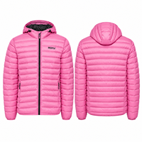 Veste matelassée d'hiver pour homme, à capuche, légère, chaude, pour la randonnée en plein air, veste décontractée, vêtements d'hiver en gros personnalisés
