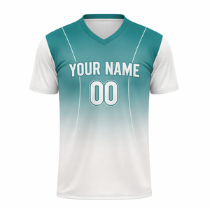 Camiseta de Fútbol Personalizada para Hombre | Spandex/Nylon de Secado Rápido |   Logotipo Impreso por Transferencia de Calor en la Parte Posterior del Cuello |   Ropa Deportiva de Corte Regular - Product Image 1