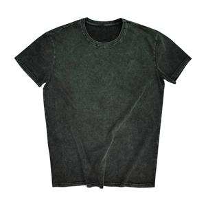 Camiseta negra de gran tamaño para hombre, ropa formal en blanco, 100% algodón, ligera, con estampado personalizado, Etiqueta Privada, simple, cuello redondo - Product Image 1