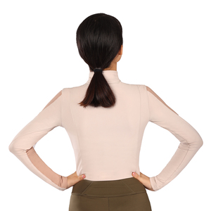 Haut de base élégant pour femme, à manches longues, léger et confortable, pour l'équitation et les activités décontractées - Product Image 2