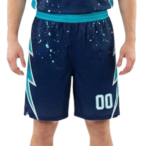Ensemble de basketball Lightning Detail pour hommes, maillot sans manches à col en V et short ample assorti avec graphiques du nom de l'équipe et du numéro du joueur - Product Image 5