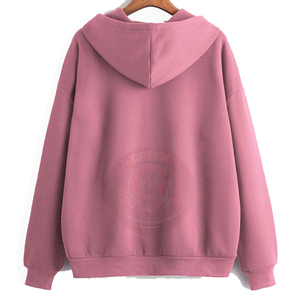 เสื้อฮู้ดดี้ผู้หญิงผ้าฝ้ายฟลีซเนื้อนุ่มทรงหลวมสไตล์สตรีทแวร์ลำลองสำหรับฤดูใบไม้ร่วงและฤดูหนาว - Product Image 3