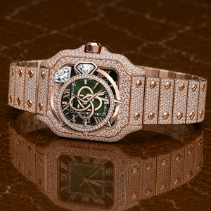 Factory Direct Full Moissanite Diamond Watch Men Luxury VVS Stone <b>Automatic</b> <b>Wristwatch</b> - Product Image 1