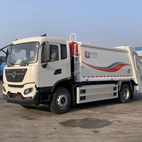 Camion à ordures électrique pur Dongfeng New Energy avec batterie CATL 4X2 210KWH 16CBM pour la collecte des déchets urbains