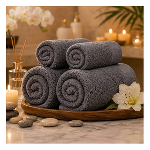 Toallas de Mano de Algodón al por Mayor, Suaves y Absorbentes, de Lino Terry para Hoteles, Spas y Baños Domésticos - Product Image 3