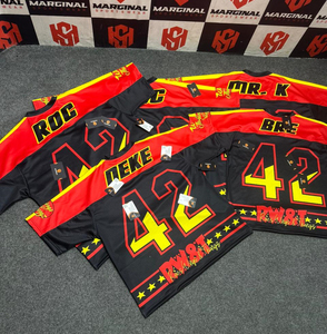 American Football Jersey Sublimation Design Baggy Mesh Jerseys New Style Men Sportswear Sublimated American Football Jerseys - Product Image 3