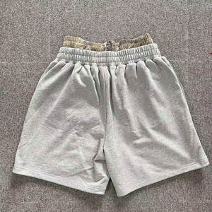 Pantalones cortos de chándal holgados unisex al por mayor con doble cintura, estilo urbano de gran tamaño y la mejor calidad - Product Image 6