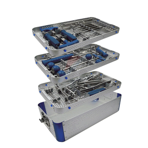 Sistema de tornillos pediculares de 5.5 mm, juego de instrumentos de fijación espinal de acero inoxidable, certificado CE, cirugía ortopédica MIS - Product Image 1