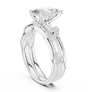 Aries Jewel 2 CT Radiant Cut E VS1 Lab Diamond Engagement Ring 14K Yellow Gold IGI Certified for Weddings Anniversary Gifts - Product Image 6