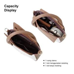 กระเป๋าสะพายแฟชั่นความจุขนาดใหญ่กระเป๋าใส่ของหลายช่องแบบพกพากระเป๋าสะพายข้างกลางแจ้ง - Product Image 6