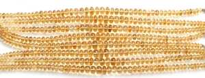ลูกปัดซิทรินทรงรอนเดลล์ขัดเงา สีเหลืองธรรมชาติ สำหรับทำเครื่องประดับ ขายส่ง ผู้จัดจำหน่าย ขายส่งจำนวนมาก ผู้ส่งออก B2B X - Product Image 3