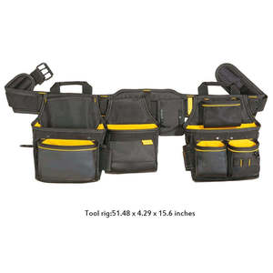 Bolsa de Herramientas de Cuero para Carpinteros, Electricistas, Constructores, Técnicos - Product Image 1