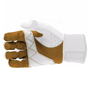 Custom Design Professional Youth <b>Baseball</b> & Softball Batting <b>Gloves</b> Wholesale Price Leather <b>Gloves</b> - Product Image 5