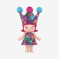 POPMART MEGA ROYAL MOLLY 1000% HAN MEILIN Оригинальные аниме-фигурки, коллекционные куклы для дома, декор, сюрприз-боксы-сюрпризы