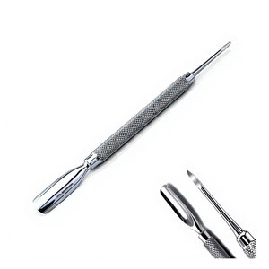 Cuticle Nail Spoon Pusher 5.6 Inch Professional Nail Cleaner Manicure <b>Pedicure</b> <b>Tool</b> Stainless Steel German Style Precision - Product Image 1